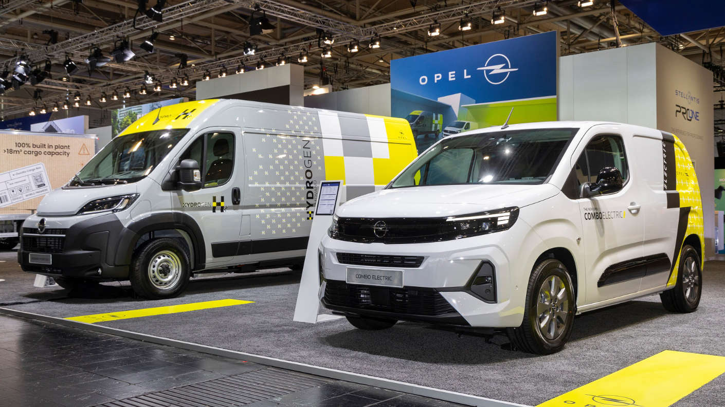 Opel Movano Hydrogen і Opel Combo Electric