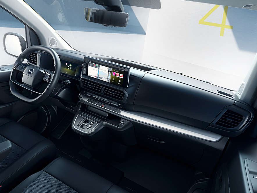 Інформаційно-розважальна система у кабіні нового фургона Opel Vivaro
